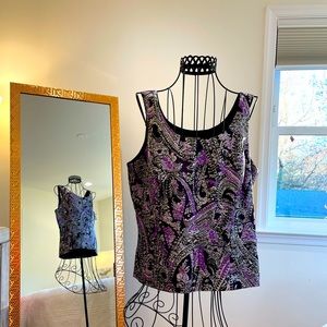 Tahari Arthur S. Levine petite top size 10P